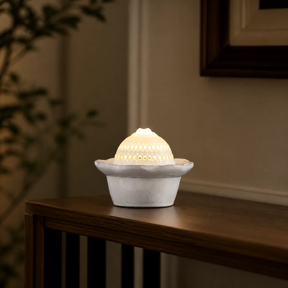 Pierced Dome Ceramic Fountain water fountain, model LR20125