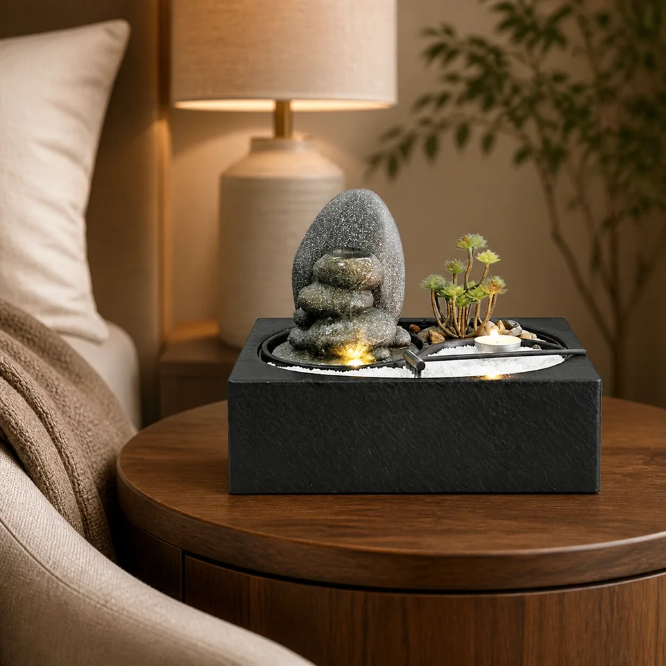 Stone Grotto Zen Garden water fountain, model LR62924