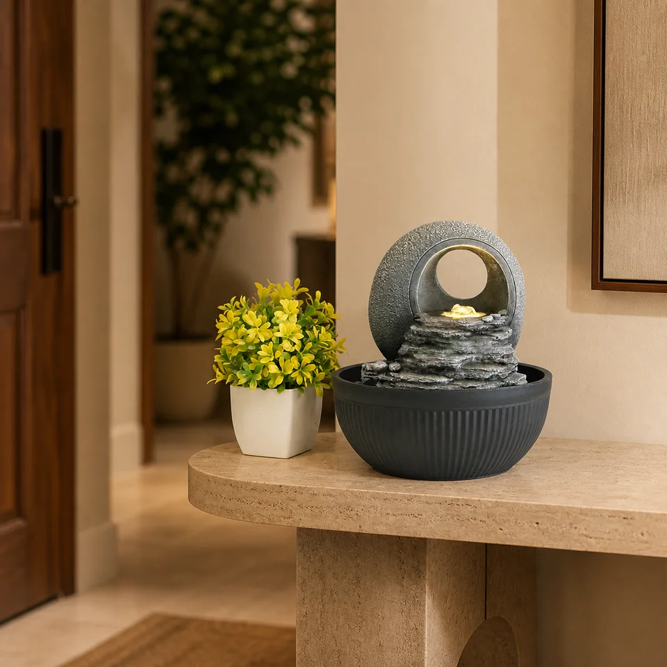 Moon Arch Waterfall water fountain, model LR62963