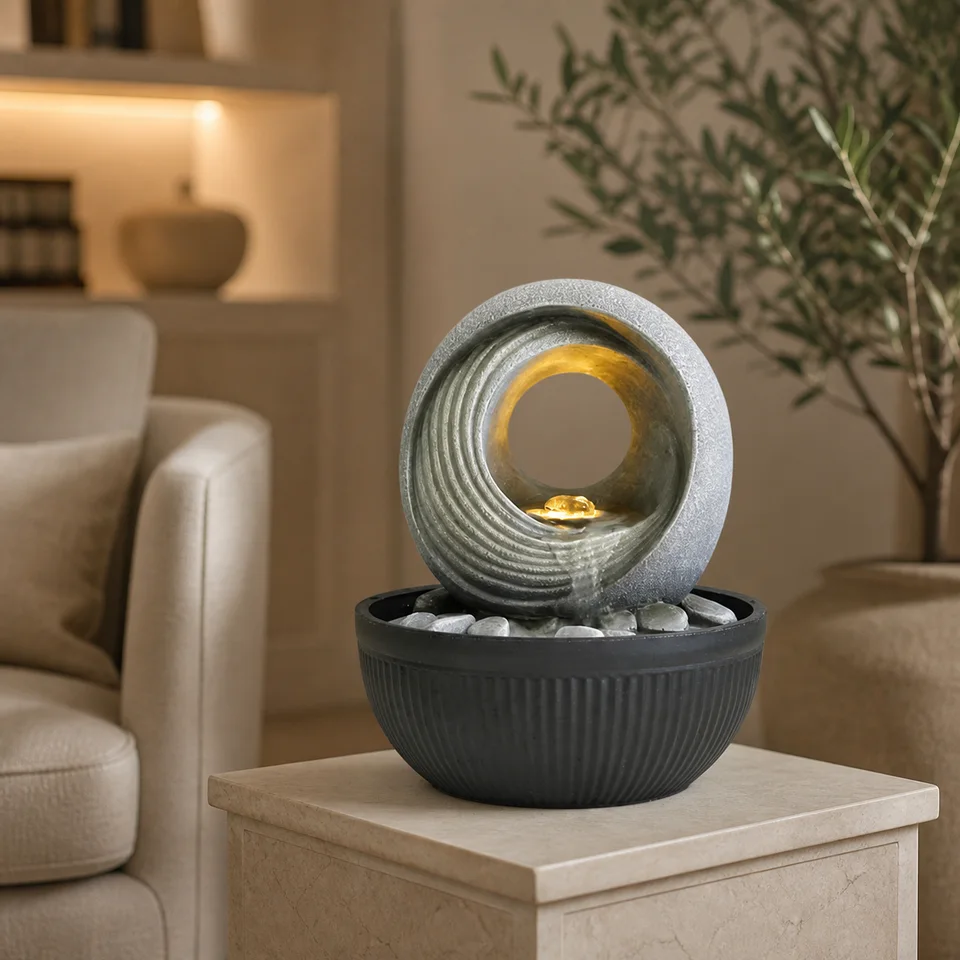 Concentric Halo Fountain water fountain, model LR62966