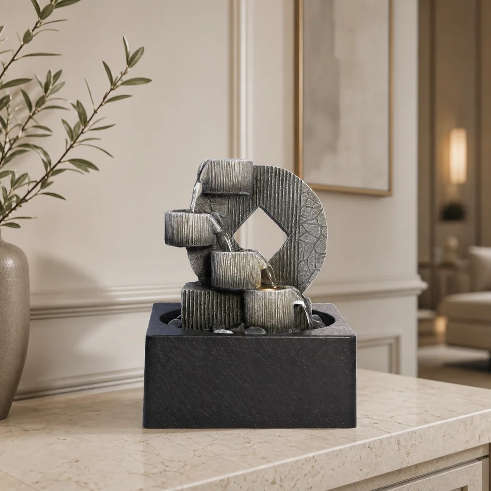 Geometric Cascade water fountain, model LR63106