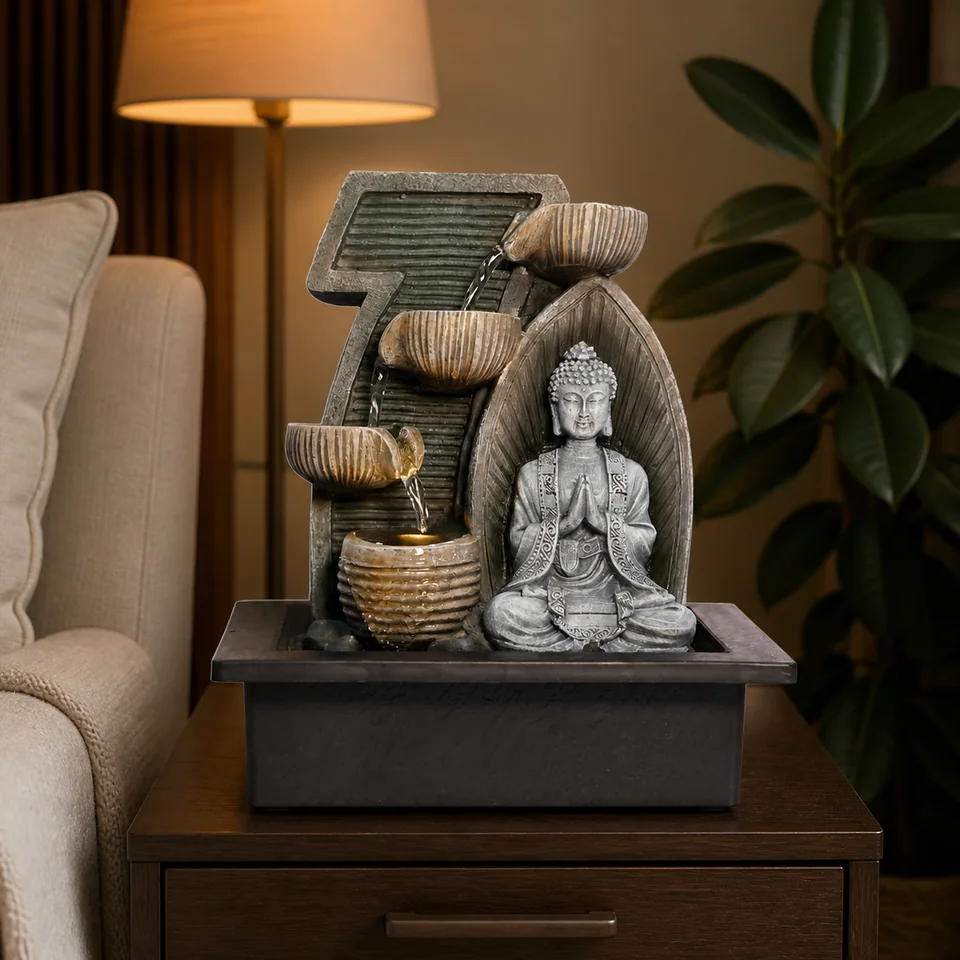 Buddha Bowl Cascade water fountain, model LR63126
