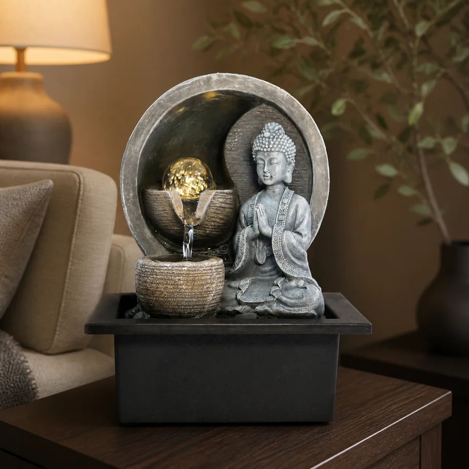 Moon Buddha Fountain water fountain, model LR63127
