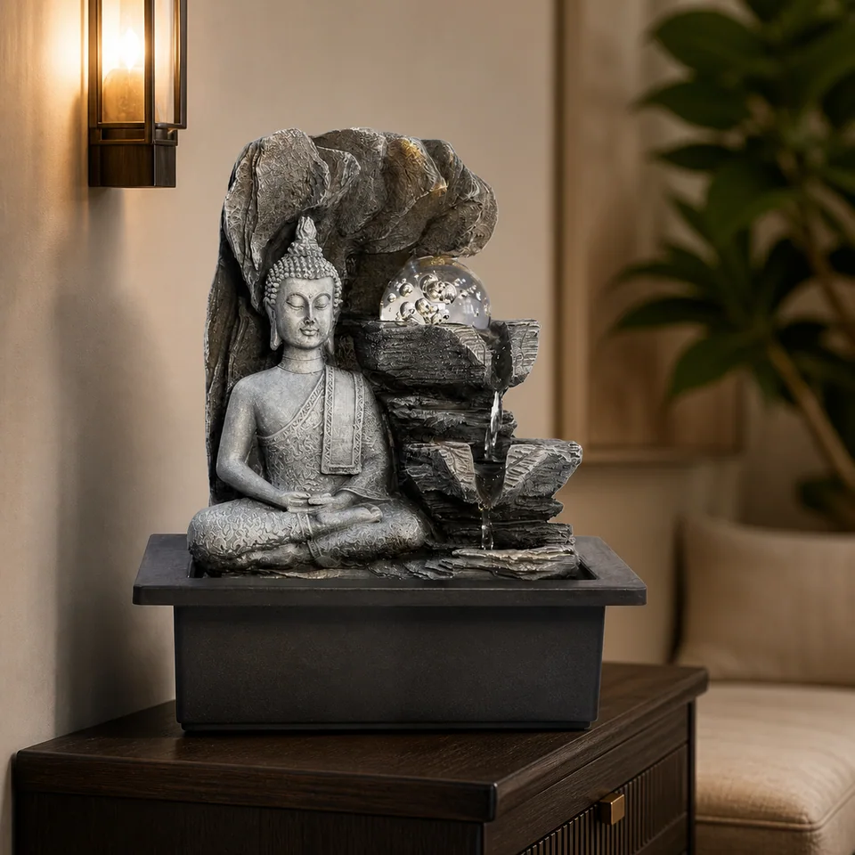 Cave Buddha Cascade water fountain, model LR63130