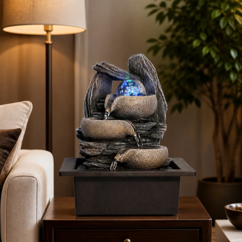 Mountain Bowl Cascade water fountain, model LR63132