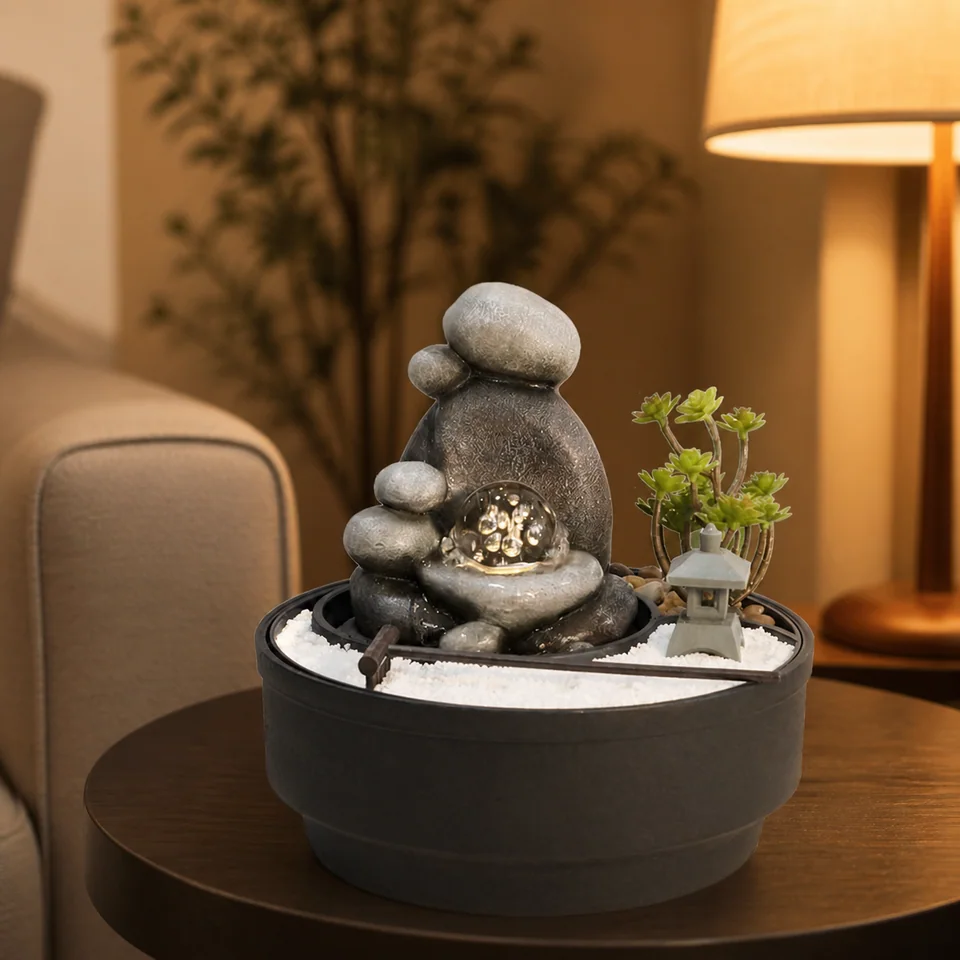 Crystal Balance Garden water fountain, model LR63148