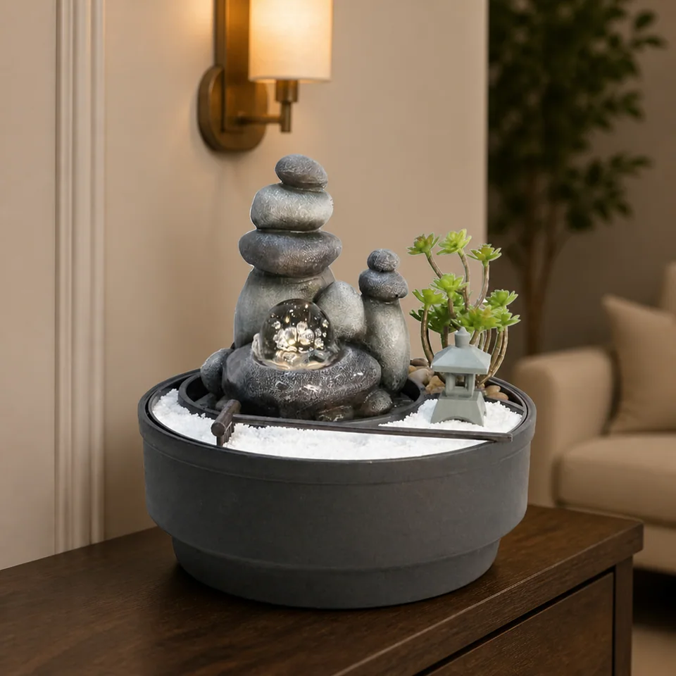 Twin Stone Balance water fountain, model LR63149