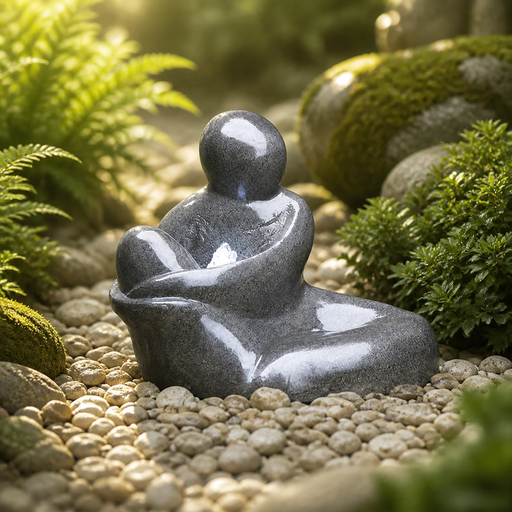 Contemplative Figure Fountain water fountain, model LR60793-1