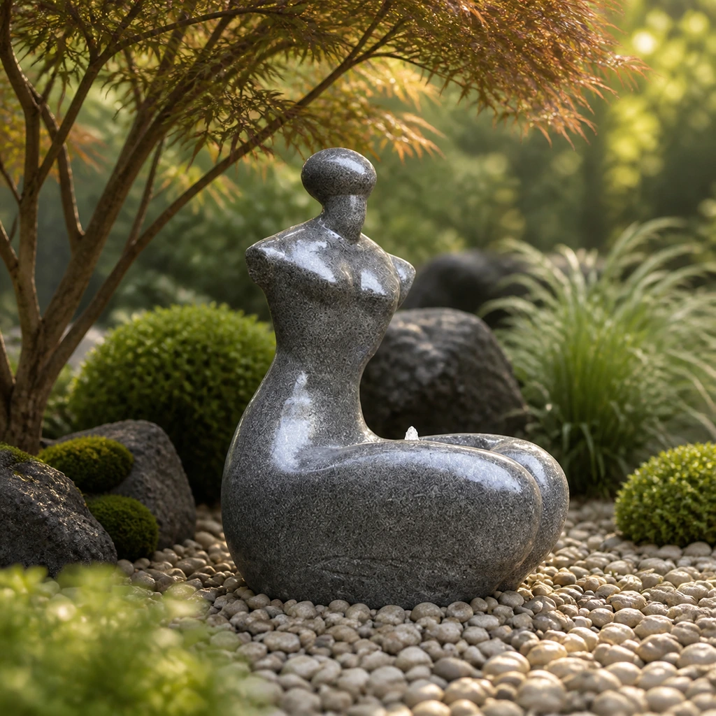 Seated Figure Fountain water fountain, model LR60897-1
