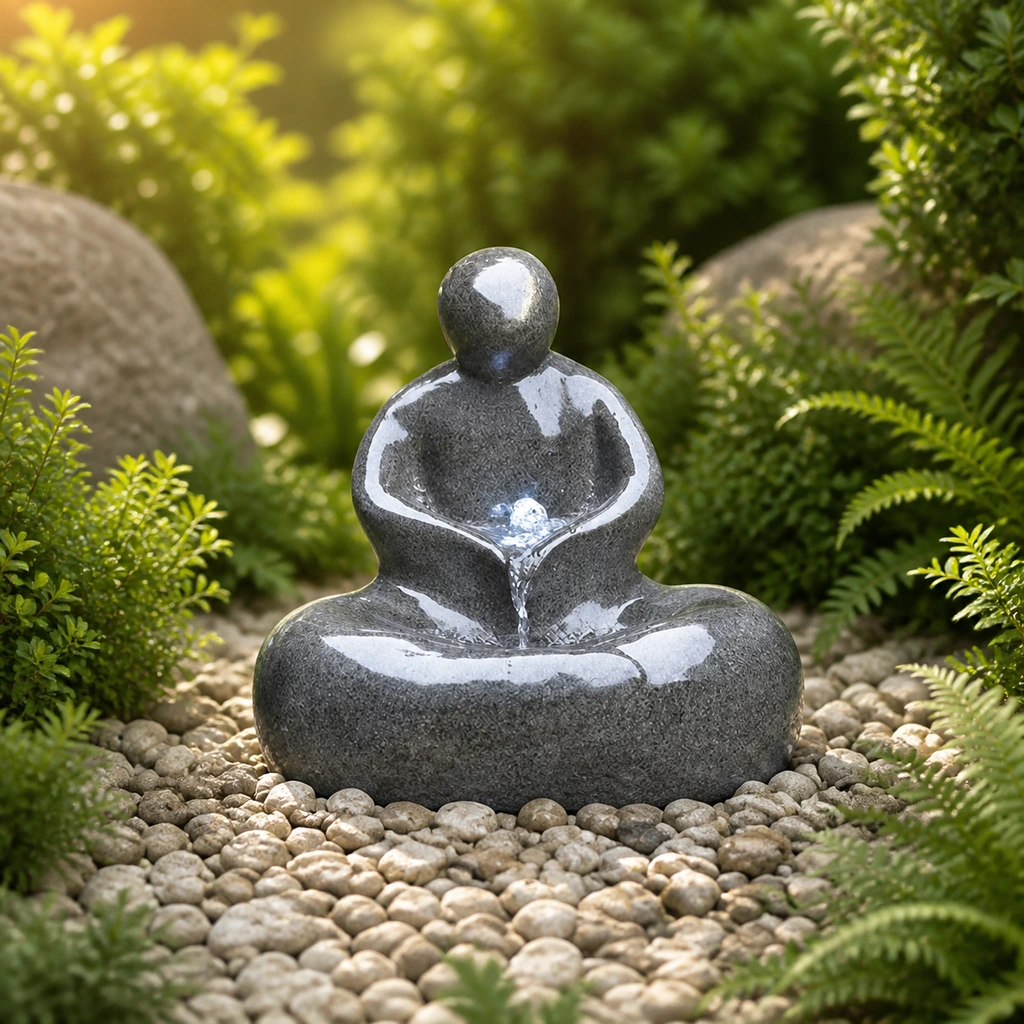 Meditation Figure Fountain water fountain, model LR60899-1